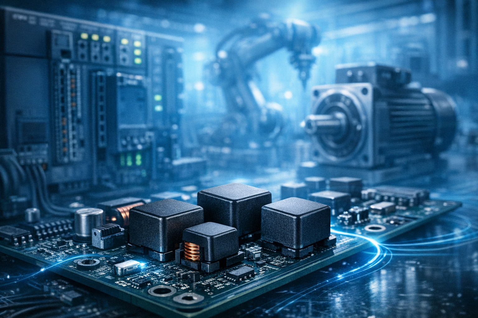 一体成型电感在工业设备中的应用价值与场景解析